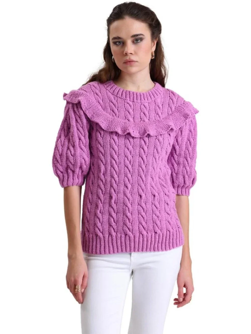 Soft Anti-Pilling DK Weight Yarn in Purple - 4-Pack for Knitting & Crochet